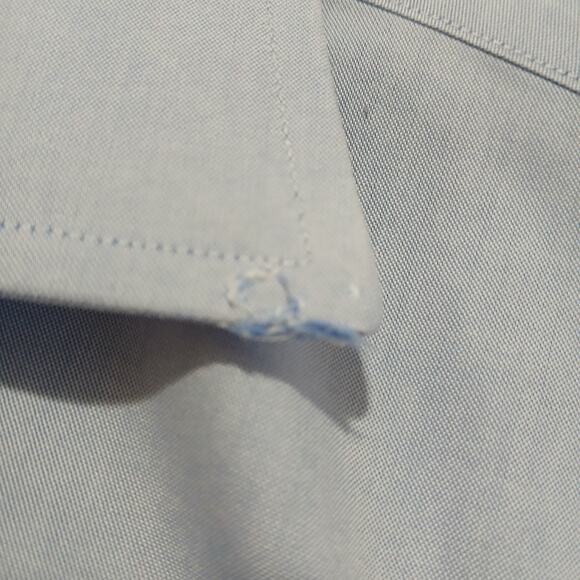 Brooks Brothers 1818 Regent Fit blue LS button up shirt 16 1/2 34/35 - Picture 5 of 13